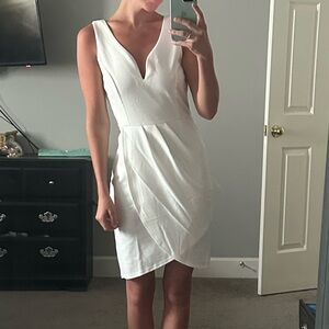 White Cocktail Dress - Soft, Flattering, and Versatile!